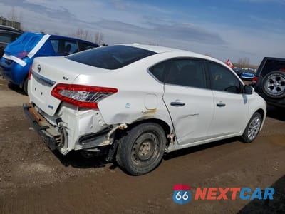 Trzecie zdjęcie samochodu z tyłu: 2014 NISSAN SENTRA S VIN:3N1AB7AP1EL645708 - miniatura