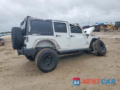 Trzecie zdjęcie samochodu z tyłu: 2017 JEEP WRANGLER UNLIMITED SPORT VIN:1C4BJWDG6HL751114 - miniatura