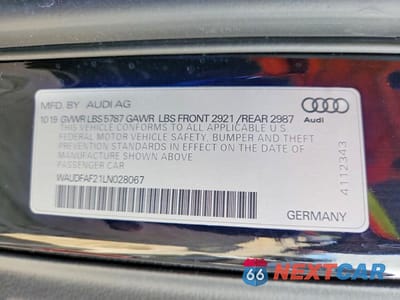 Zdjęcie 12 z 12 samochodu: 2020 AUDI S6 PREMIUM PLUS VIN:WAUDFAF21LN028067 - miniatura