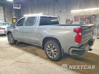 Drugie zdjęcie samochodu z przodu: 2019 CHEVROLET SILVERADO K1500 RST VIN:1GCUYEED5KZ355151 - miniatura