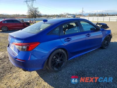 Trzecie zdjęcie samochodu z tyłu: 2023 HONDA CIVIC SPORT VIN:2HGFE2F56PH541474 - miniatura