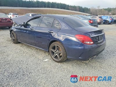 Drugie zdjęcie samochodu z przodu: 2018 MERCEDES-BENZ C 300 4MATIC VIN:WDDWF4KB8JR403192 - miniatura