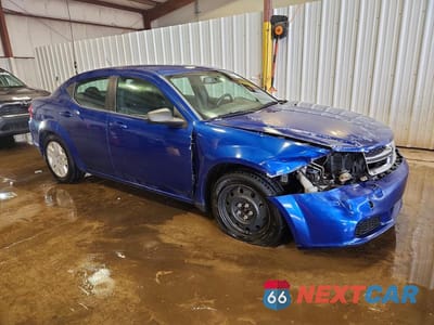 Czwarte zdjęcie samochodu z boku: 2014 DODGE AVENGER SE VIN:1C3CDZAB2EN140622 - miniatura