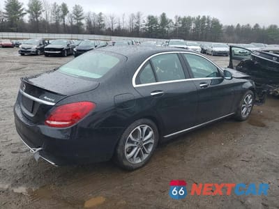 Trzecie zdjęcie samochodu z tyłu: 2017 MERCEDES-BENZ C 300 4MATIC VIN:WDDWF4KB1HR295573 - miniatura