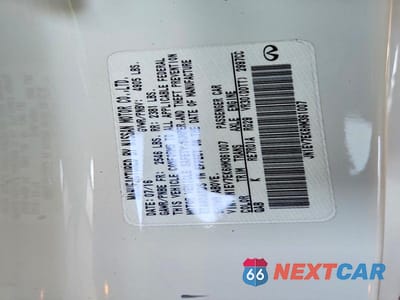 Zdjęcie 12 z 12 samochodu: 2017 INFINITI Q60 3.0T PREMIUM VIN:JN1EV7EK6HM361007 - miniatura