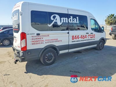 Trzecie zdjęcie samochodu z tyłu: 2016 FORD TRANSIT UTILITY / SERVICE VAN VIN:1FBZX2CG0GKB02909 - miniatura