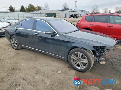 Czwarte zdjęcie samochodu z boku: 2019 MERCEDES-BENZ S 450 4MATIC VIN:WDDUG6EB8KA494041 - miniatura