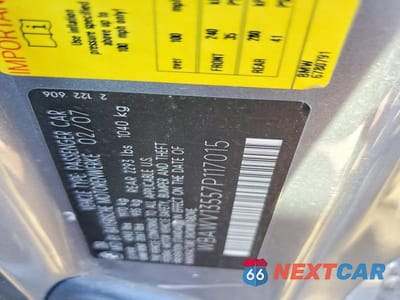 Zdjęcie 12 z 12 samochodu: 2007 BMW 328 I SULEV VIN:WBAWV13557P117015 - miniatura