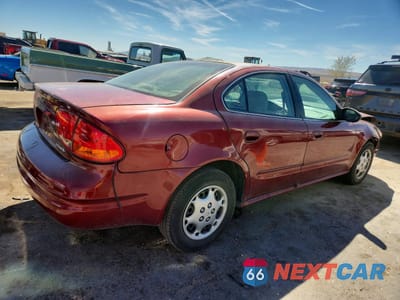 Trzecie zdjęcie samochodu z tyłu: 2001 OLDSMOBILE ALERO GL1 VIN:1G3NK52T71C236682 - miniatura