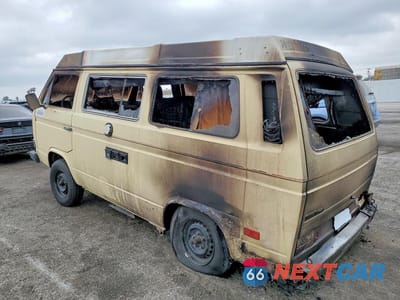Drugie zdjęcie samochodu z przodu: 1982 VOLKSWAGEN VANAGON CAMPMOBILE VIN:WV2ZA0257CH143709 - miniatura