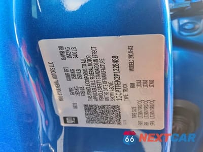 Zdjęcie 12 z 12 samochodu: 2023 CHEVROLET COLORADO ZR2 VIN:1GCPTFEK2P1228489 - miniatura