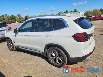 Drugie zdjęcie samochodu z przodu: 2022 BMW X3 SDRIVE30I VIN:WBX47DP05NN150743 - miniatura