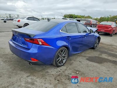 Trzecie zdjęcie samochodu z tyłu: 2016 LEXUS IS 300 BASE VIN:JTHCM1D20G5008095 - miniatura