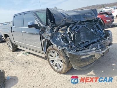 Czwarte zdjęcie samochodu z boku: 2018 GMC SIERRA K1500 DENALI VIN:3GTU2PEJ3JG443357 - miniatura