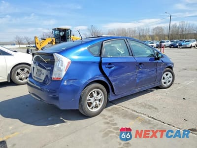 Trzecie zdjęcie samochodu z tyłu: 2010 TOYOTA PRIUS IV VIN:JTDKN3DU9A0116386 - miniatura