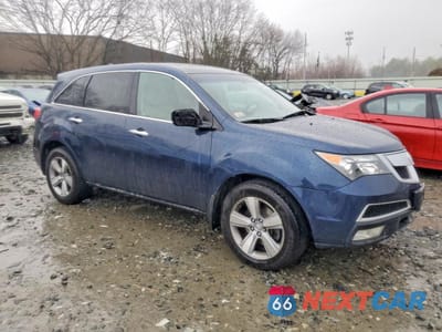 Czwarte zdjęcie samochodu z boku: 2012 ACURA MDX VIN:2HNYD2H24CH549011 - miniatura