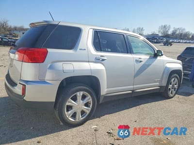 Trzecie zdjęcie samochodu z tyłu: 2017 GMC TERRAIN SLE VIN:2GKALMEK0H6133300 - miniatura
