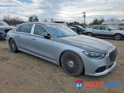 Czwarte zdjęcie samochodu z boku: 2024 MERCEDES-BENZ S MERCEDES-MAYBACH S 580 4M VIN:W1K6X7GB9RA300932 - miniatura
