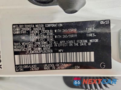 Zdjęcie 12 z 12 samochodu: 2023 LEXUS GX 460 LUXURY VIN:JTJGM7BX3P5362808 - miniatura