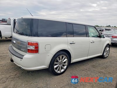 Trzecie zdjęcie samochodu z tyłu: 2010 FORD FLEX LIMITED VIN:2FMHK6DT9ABA42411 - miniatura