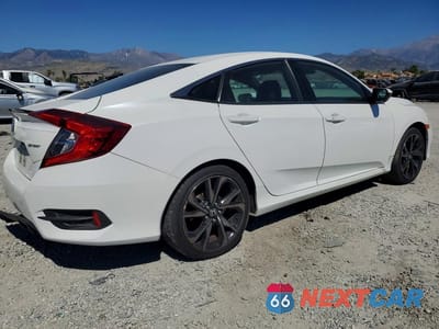 Trzecie zdjęcie samochodu z tyłu: 2020 HONDA CIVIC SPORT VIN:2HGFC2F80LH540475 - miniatura