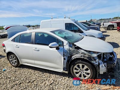 Czwarte zdjęcie samochodu z boku: 2022 TOYOTA COROLLA LE VIN:5YFEPMAE7NP365386 - miniatura