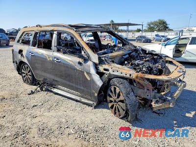 Czwarte zdjęcie samochodu z boku: 2018 MERCEDES-BENZ GLS 450 4MATIC VIN:4JGDF6EE3JB038024 - miniatura