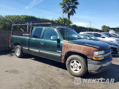 Czwarte zdjęcie samochodu z boku: 2002 CHEVROLET SILVERADO C1500 VIN:2GCEC19V521223630 - miniatura