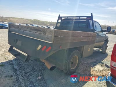 Trzecie zdjęcie samochodu z tyłu: 1999 DODGE RAM 3500 FLATBED TRUCK VIN:1B7MF3366XJ528311 - miniatura