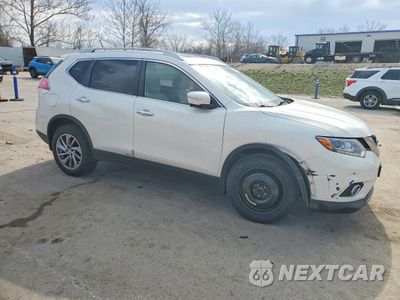 Czwarte zdjęcie samochodu z boku: 2014 NISSAN ROGUE SL VIN:5N1AT2MV5EC809962 - miniatura
