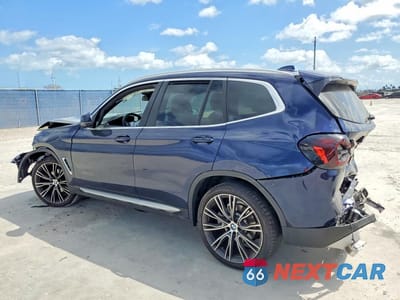 Drugie zdjęcie samochodu z przodu: 2023 BMW X3 SDRIVE30I VIN:5UX43DP06P9S59196 - miniatura