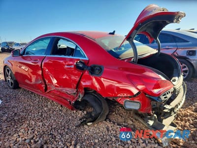 Drugie zdjęcie samochodu z przodu: 2016 MERCEDES-BENZ CLA 250 VIN:WDDSJ4EB6GN305397 - miniatura