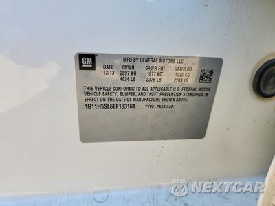 Zdjęcie 13 z 13 samochodu: 2014 CHEVROLET MALIBU LTZ VIN:1G11H5SL6EF183161 - miniatura