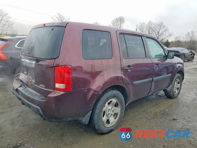 Trzecie zdjęcie samochodu z tyłu: 2010 HONDA PILOT LX VIN:5FNYF4H23AB023886 - miniatura