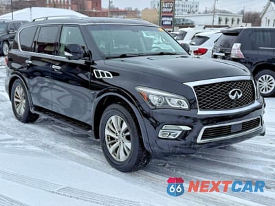 Czwarte zdjęcie samochodu z boku: 2017 INFINITI QX80 BASE VIN:JN8AZ2NE9H9154342 - miniatura