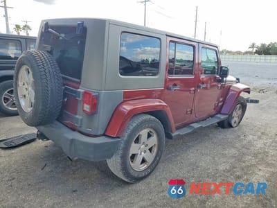 Trzecie zdjęcie samochodu z tyłu: 2007 JEEP WRANGLER SAHARA VIN:1J8GA59167L195303 - miniatura