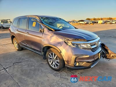 Czwarte zdjęcie samochodu z boku: 2019 HONDA PILOT EXL VIN:5FNYF5H52KB011682 - miniatura