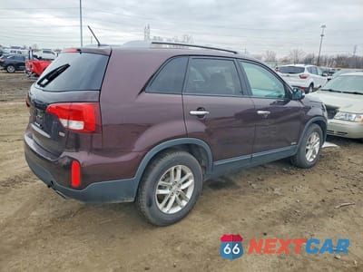 Trzecie zdjęcie samochodu z tyłu: 2015 KIA SORENTO LX VIN:5XYKTDA75FG595286 - miniatura