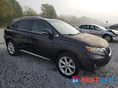 Czwarte zdjęcie samochodu z boku: 2010 LEXUS RX 350 BASE VIN:2T2ZK1BA8AC037748 - miniatura