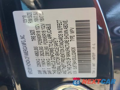 Zdjęcie 14 z 14 samochodu: 2018 ACURA RDX VIN:5J8TB4H30JL024636 - miniatura