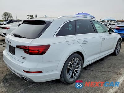 Trzecie zdjęcie samochodu z tyłu: 2018 AUDI A4 ALLROAD PREMIUM PLUS VIN:WA18NAF43JA095681 - miniatura
