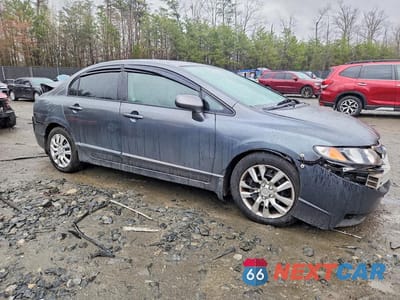 Czwarte zdjęcie samochodu z boku: 2009 HONDA CIVIC LX VIN:2HGFA16589H356562 - miniatura