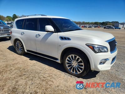 Czwarte zdjęcie samochodu z boku: 2015 INFINITI QX80 BASE VIN:JN8AZ2NF7F9574378 - miniatura