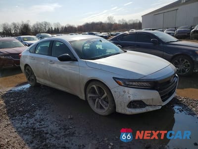 Czwarte zdjęcie samochodu z boku: 2022 HONDA ACCORD SPORT SE VIN:1HGCV1F4XNA014148 - miniatura