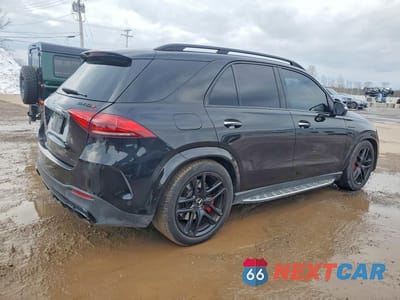 Trzecie zdjęcie samochodu z tyłu: 2021 MERCEDES-BENZ GLE 63 AMG 4MATIC VIN:4JGFB8KB8MA279100 - miniatura