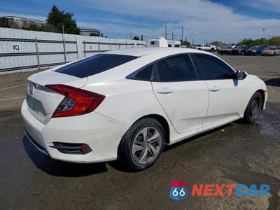 Trzecie zdjęcie samochodu z tyłu: 2020 HONDA CIVIC LX VIN:2HGFC2F67LH538396 - miniatura