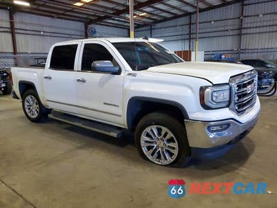 Czwarte zdjęcie samochodu z boku: 2018 GMC SIERRA K1500 SLT VIN:3GTU2NEC9JG474487 - miniatura