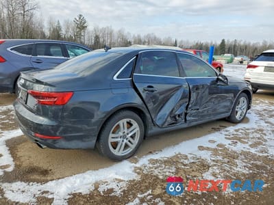 Trzecie zdjęcie samochodu z tyłu: 2017 AUDI A4 PREMIUM VIN:WAUANAF4XHN020127 - miniatura