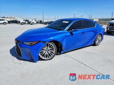 2022 LEXUS IS 300 BASE JTHDA1D20N5120471 - główne zdjęcie licytacji z USA - miniatura