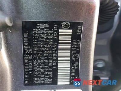 Zdjęcie 13 z 13 samochodu: 2022 TOYOTA CAMRY HYBRID LE VIN:4T1C31AK3NU574744 - miniatura